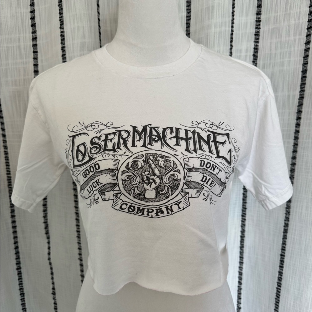 White Graphic Tee - Short Sleeve